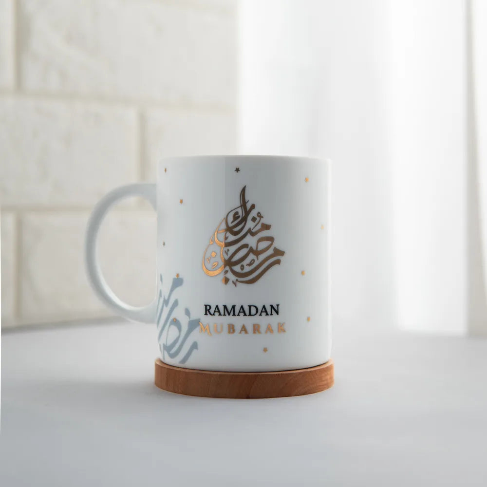 Ramadan Mubarak Calligraphy Themed Mug V-2 image 0