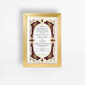 Nikah Nama 12 Frame