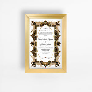 Nikah Nama 13 Frame