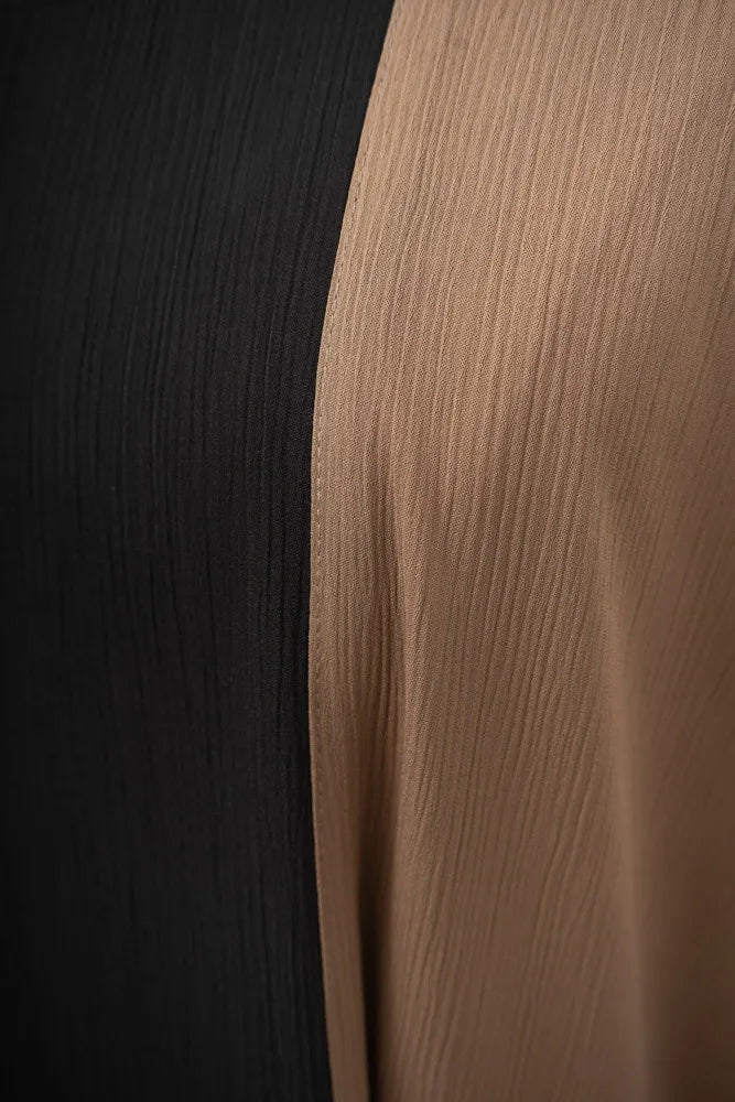 French Lilac Textured Premium Abaya image 3