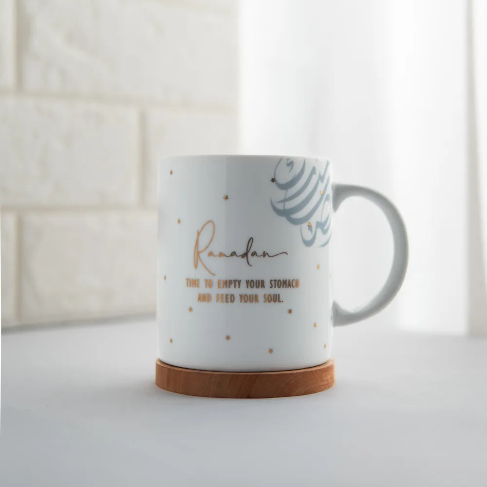 Ramadan Mubarak Calligraphy Themed Mug V-2 image 1