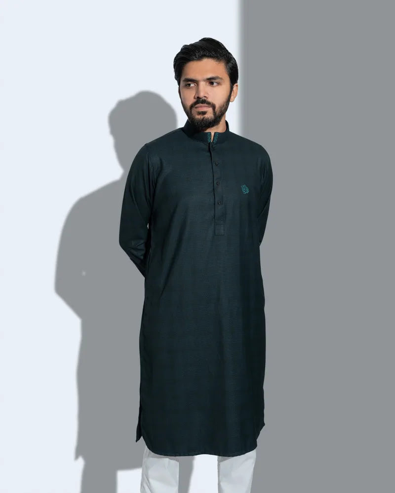 Platinum Panjabi | Teal Blue image 4