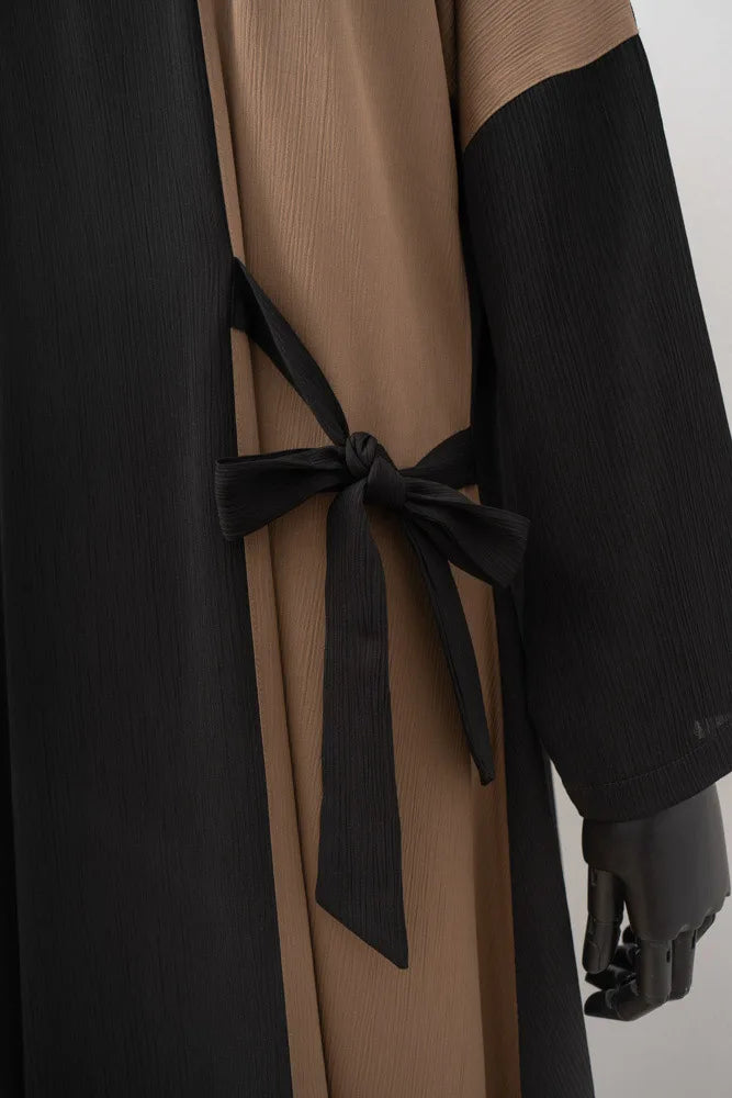 French Lilac Textured Premium Abaya image 1