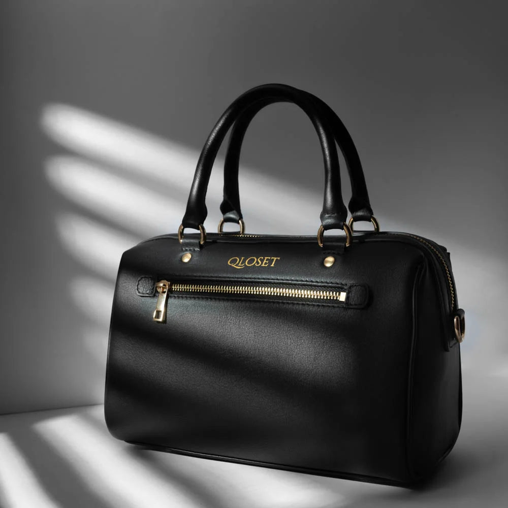 Pearl Hand Bag - Black Pearl image