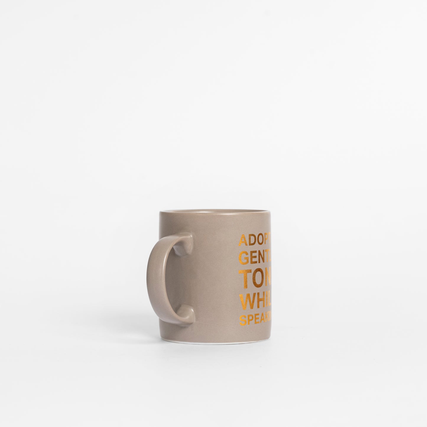 Adopt a Gentle Tone While Speaking Mug