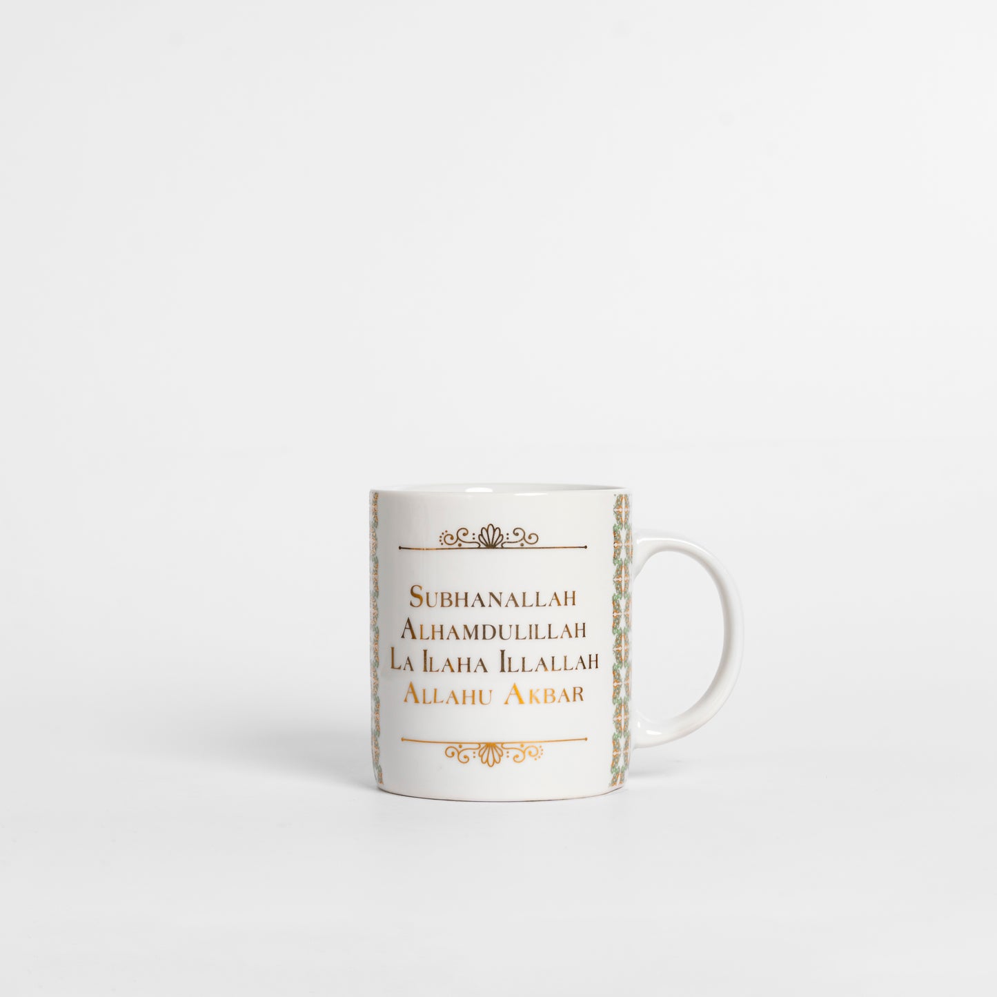 Dhikr White Motif Design Mug