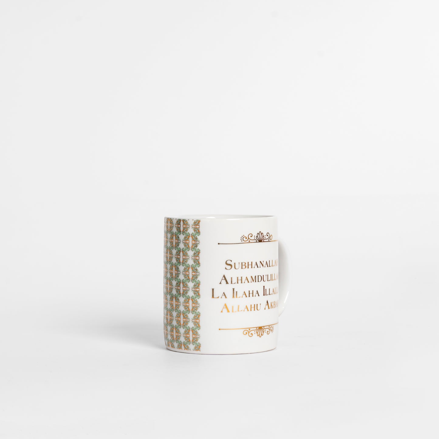 Dhikr White Motif Design Mug