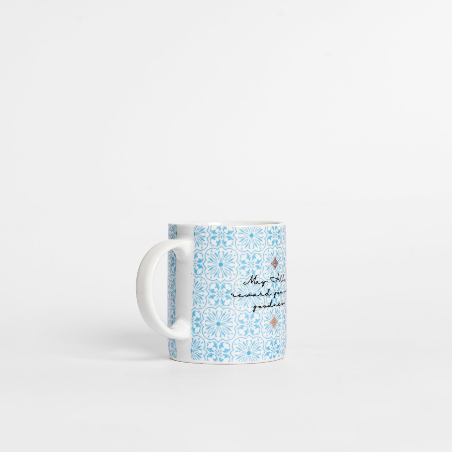 Jazakallah khairan Blue Calligraphy Mug