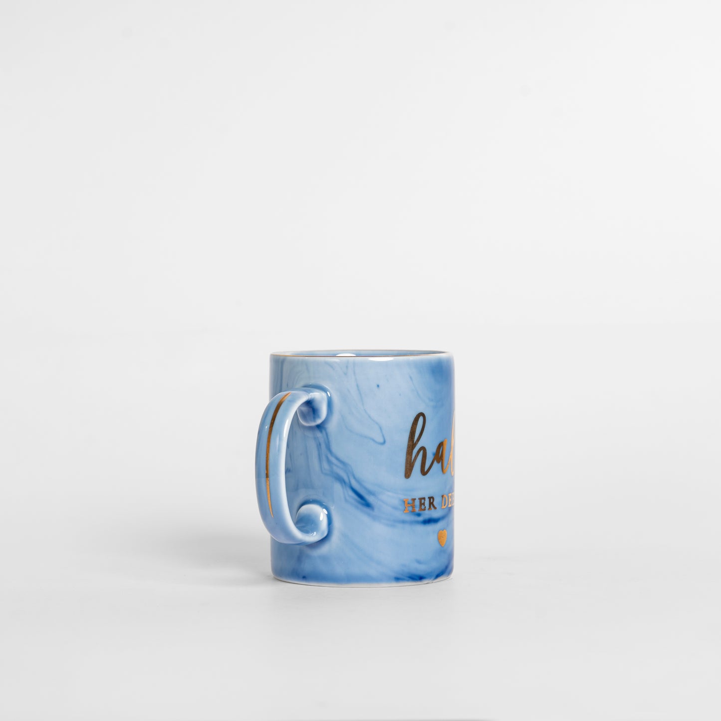 Marble Design Half Her Deen Mug