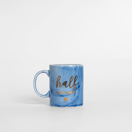 Marble Design Half Her Deen Mug