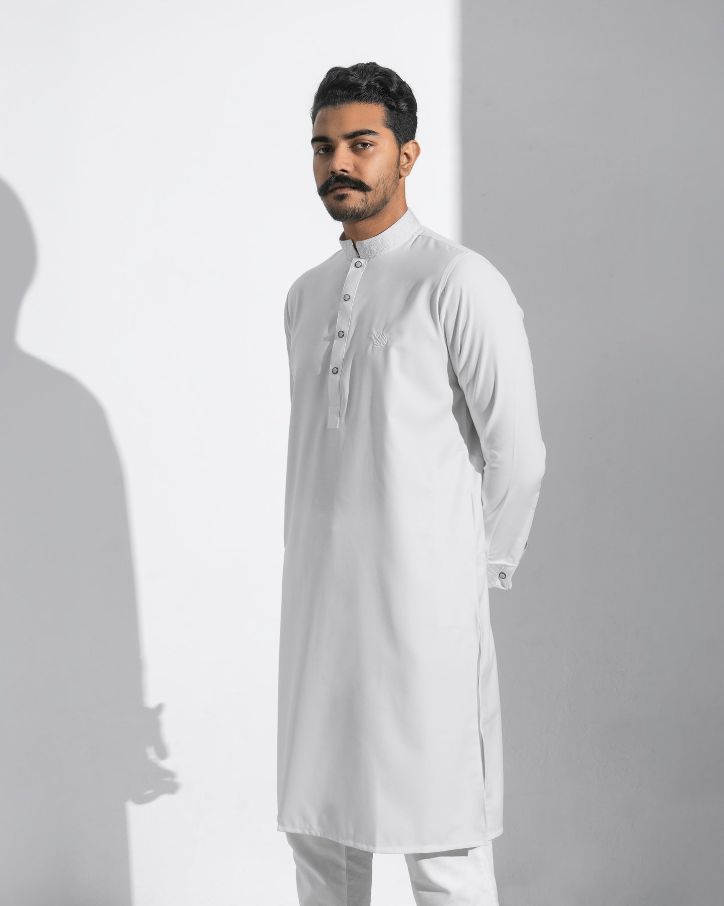 Platinum Panjabi | Dove White