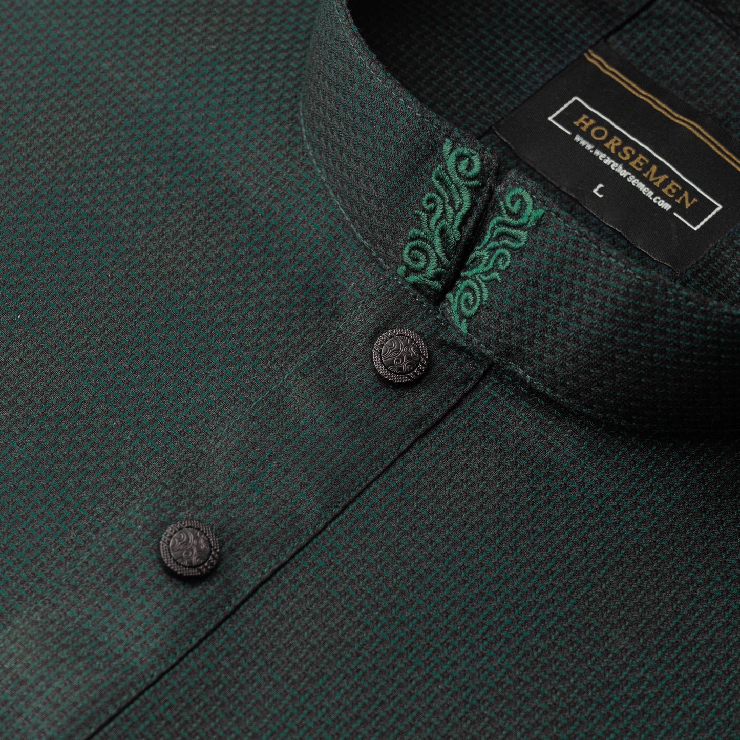 Platinum Panjabi | Moss Green