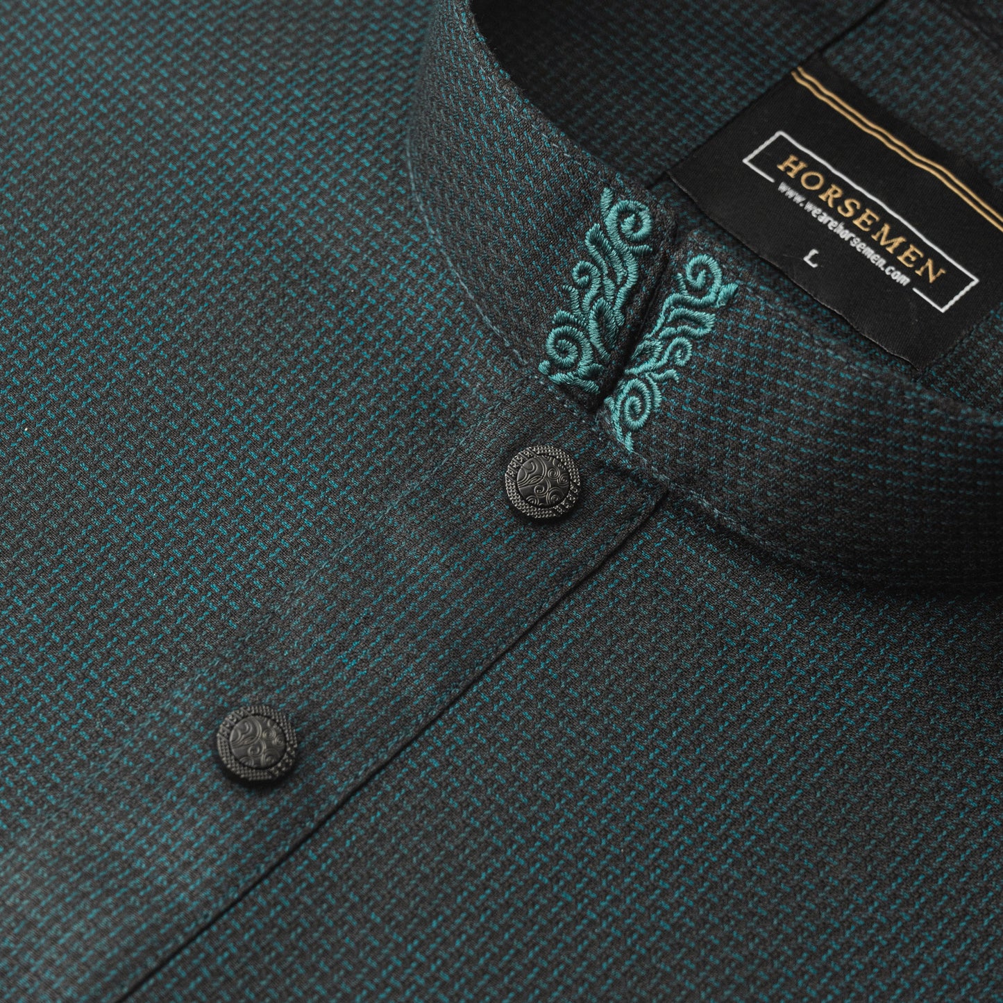 Platinum Panjabi | Teal Blue