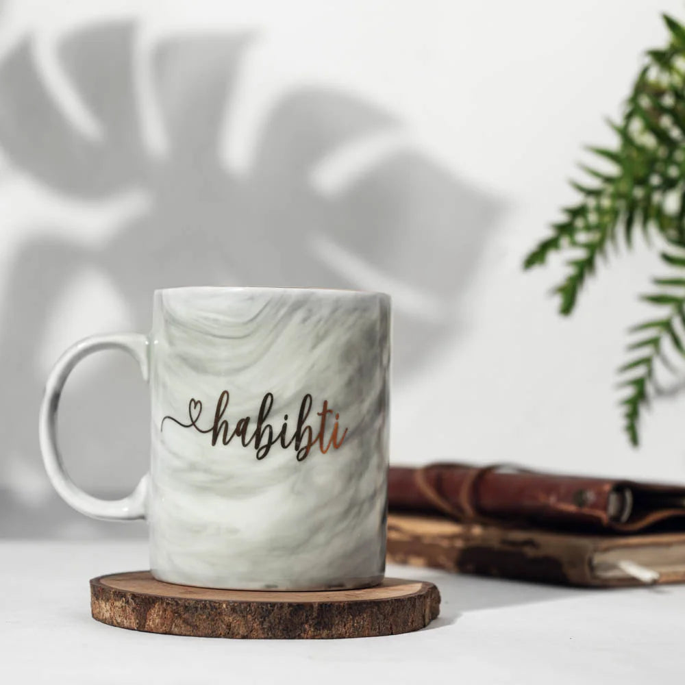 Marble Design Habibti Mug image