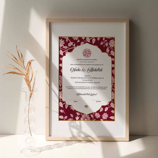 Nikah Nama 09 Frame image 0