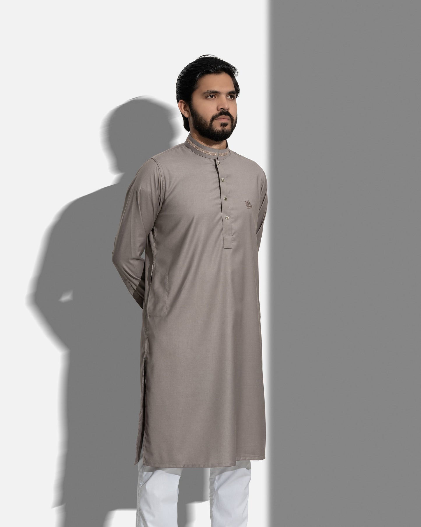 Platinum Panjabi | Latte Brown