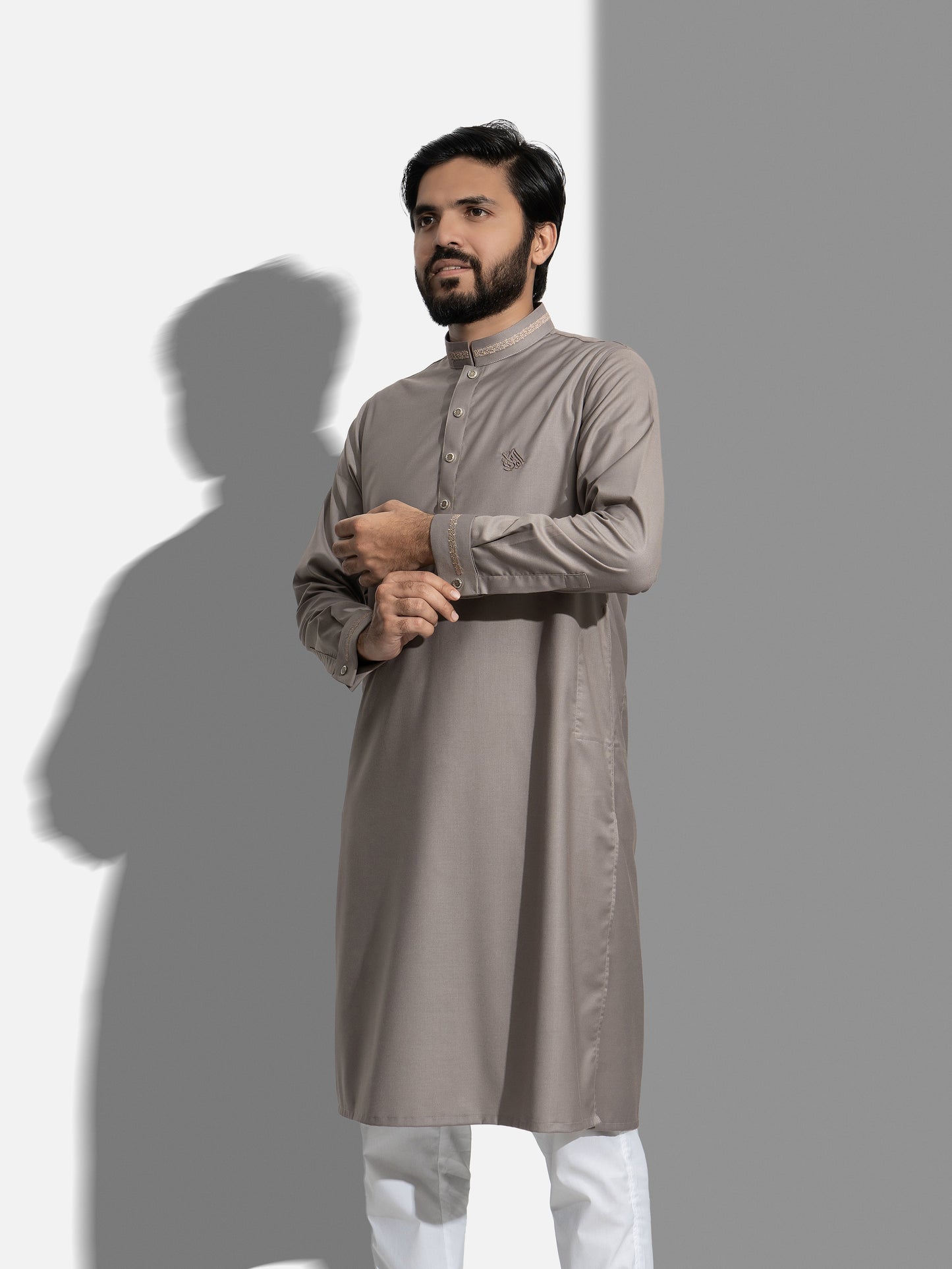 Platinum Panjabi | Latte Brown