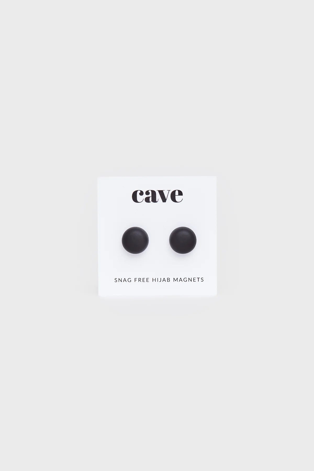 Jet Black Snag-Free Hijab Magnets