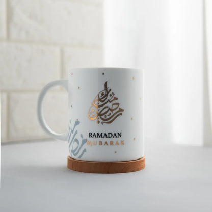 Ramadan Mubarak Calligraphy Themed Mug V-2 image 0