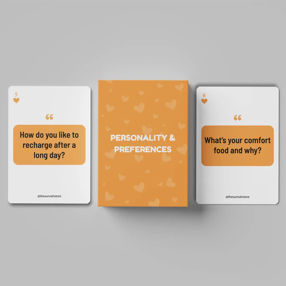 Nikah Conversation Cards; 100 Questions for Married Couples
