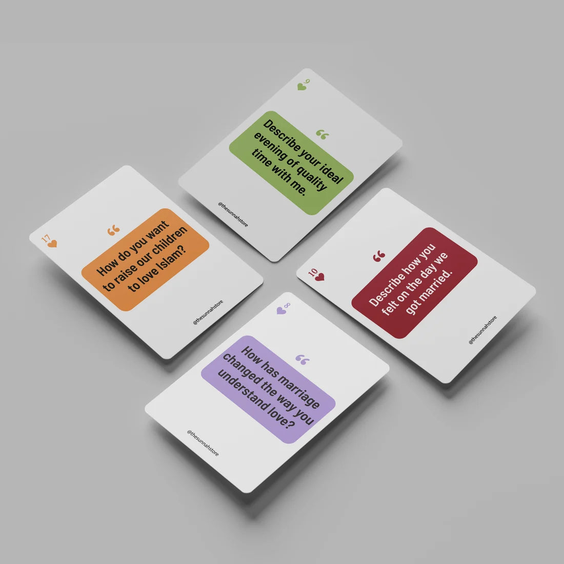 Nikah Conversation Cards; 100 Questions for Married Couples