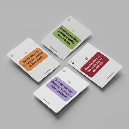 Nikah Conversation Cards; 100 Questions for Married Couples
