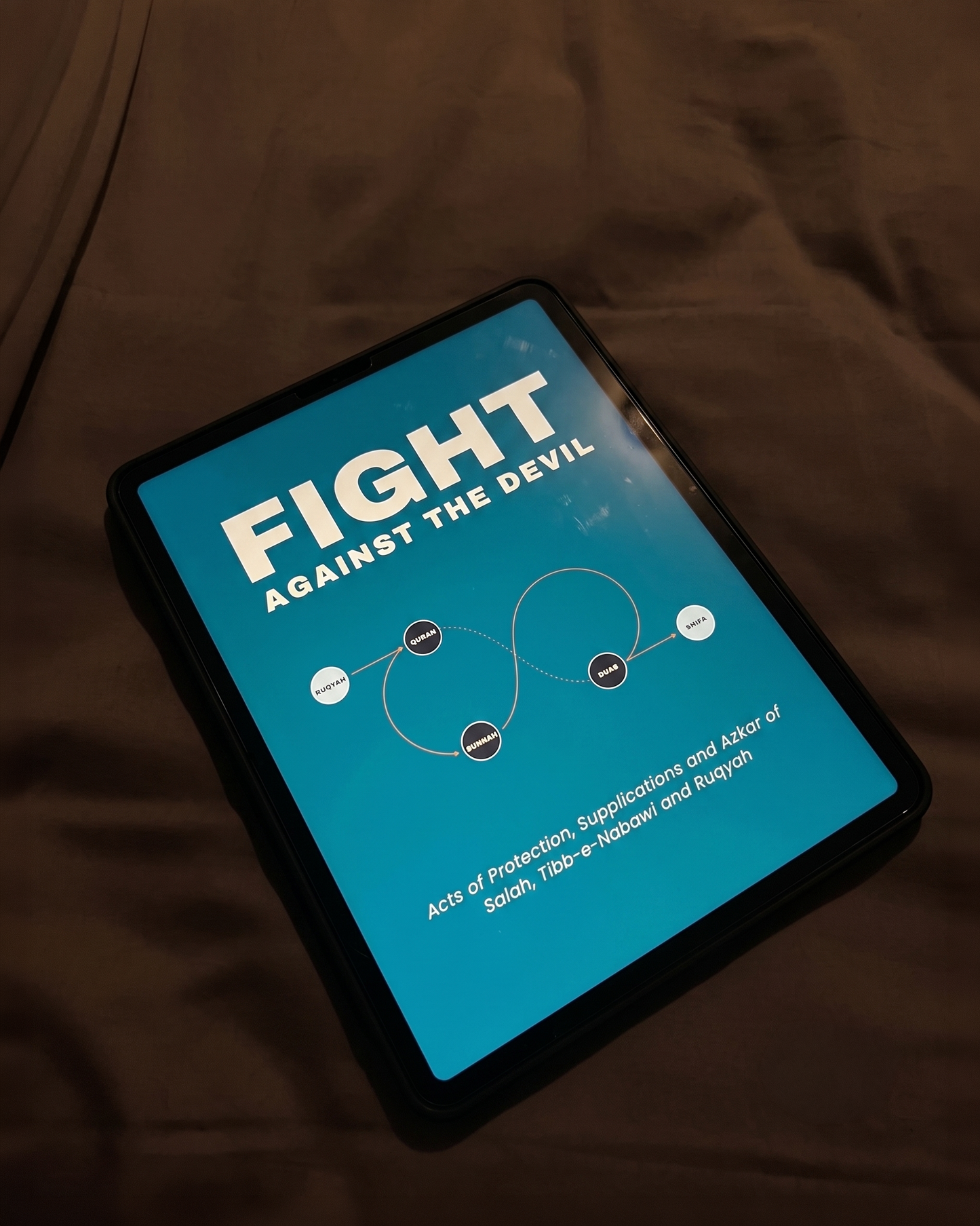 Fight Against The Devil — ruqyah and prophetic medicine book, Arabic with English translation