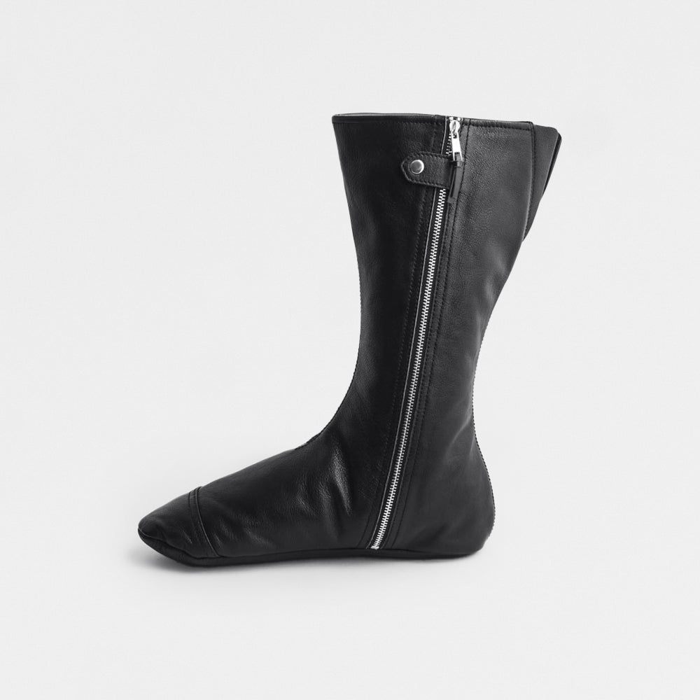 Leather Socks Black