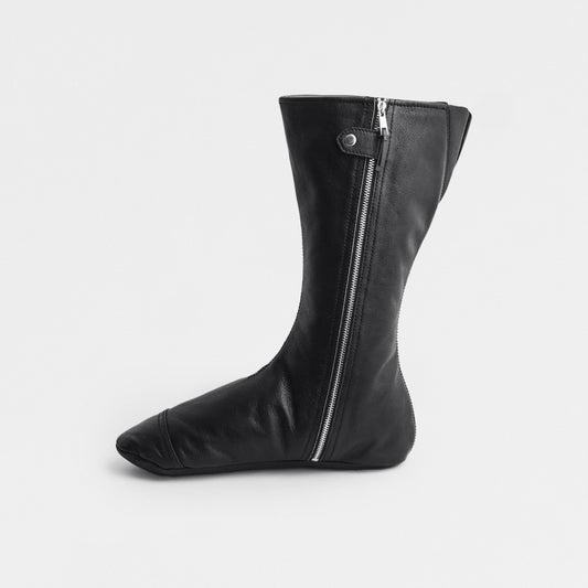 Leather Socks Black