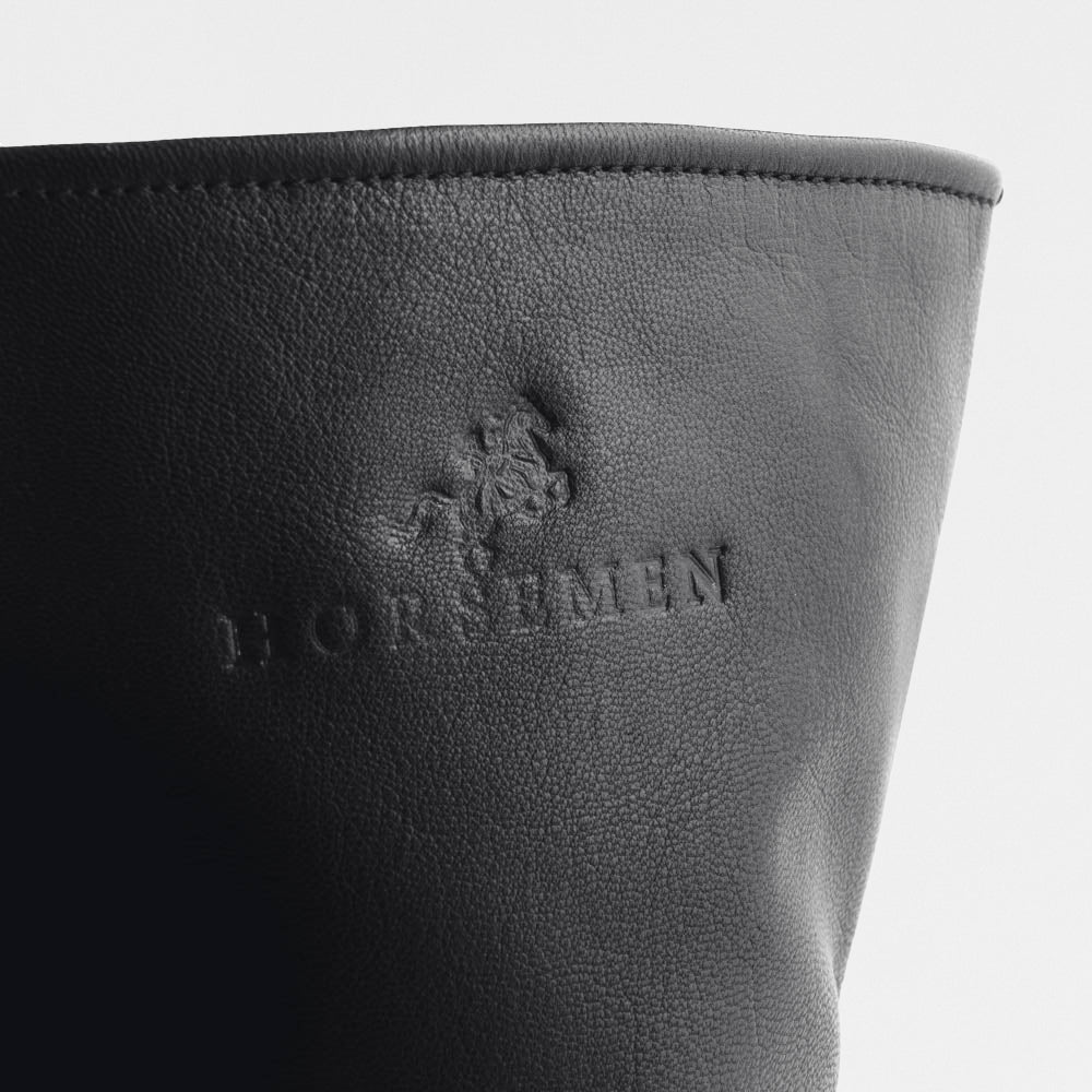 Leather Socks Black