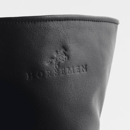 Leather Socks Black