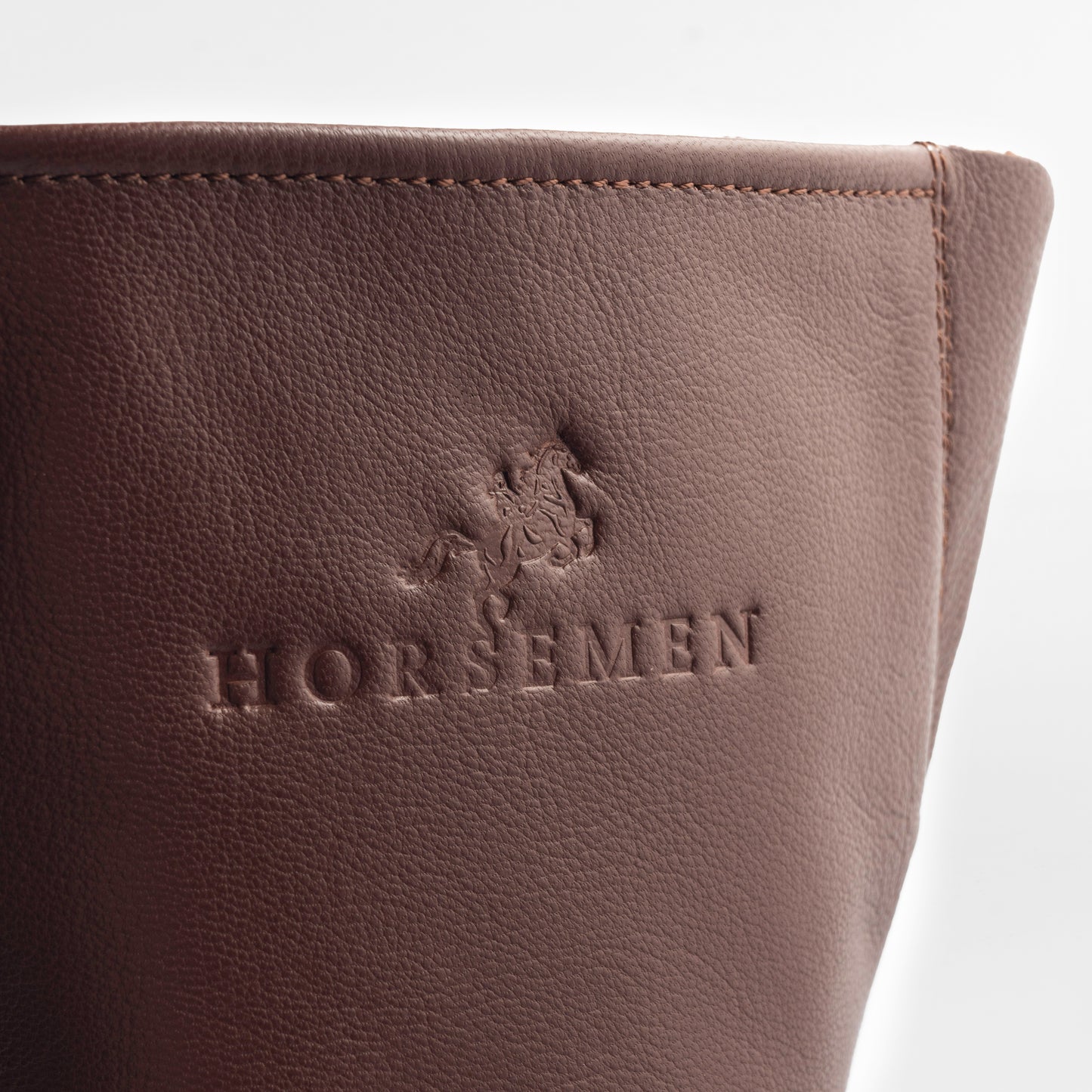 Leather Socks Brown