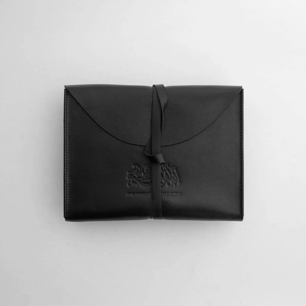 Leather Quran Cover - L, Black image