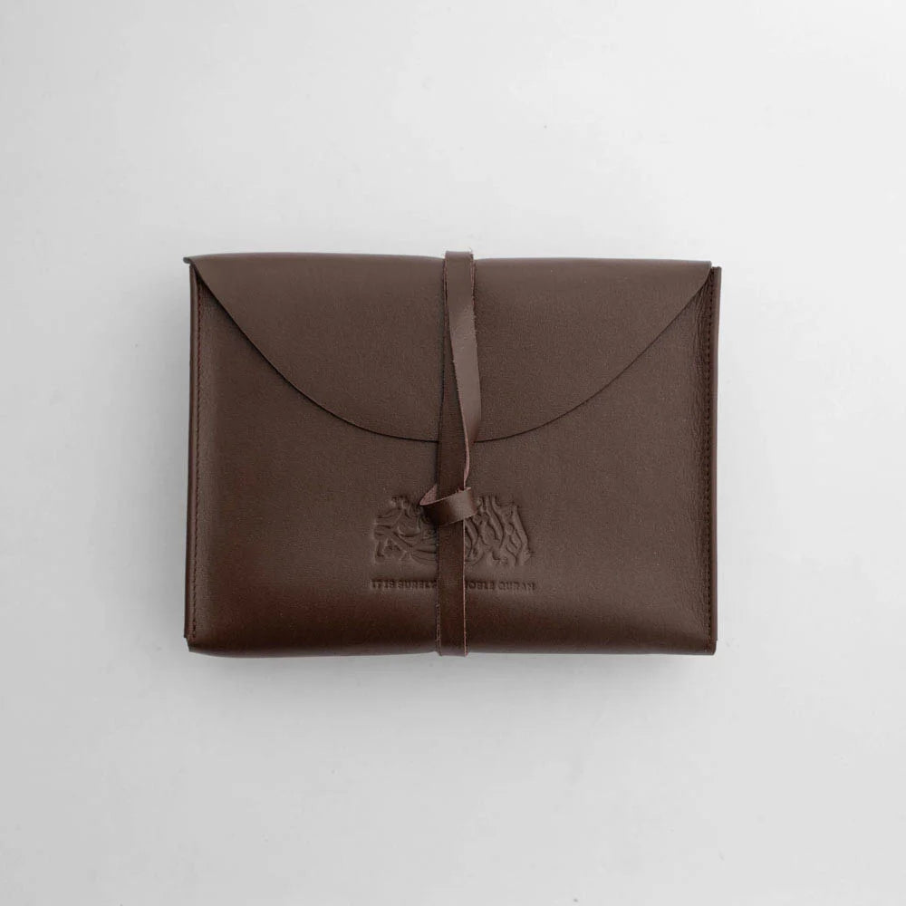 Leather Quran Cover - L, Dark Chocolate image