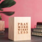 Pray More, Worry Less Pen Holder-The Sunnah Store