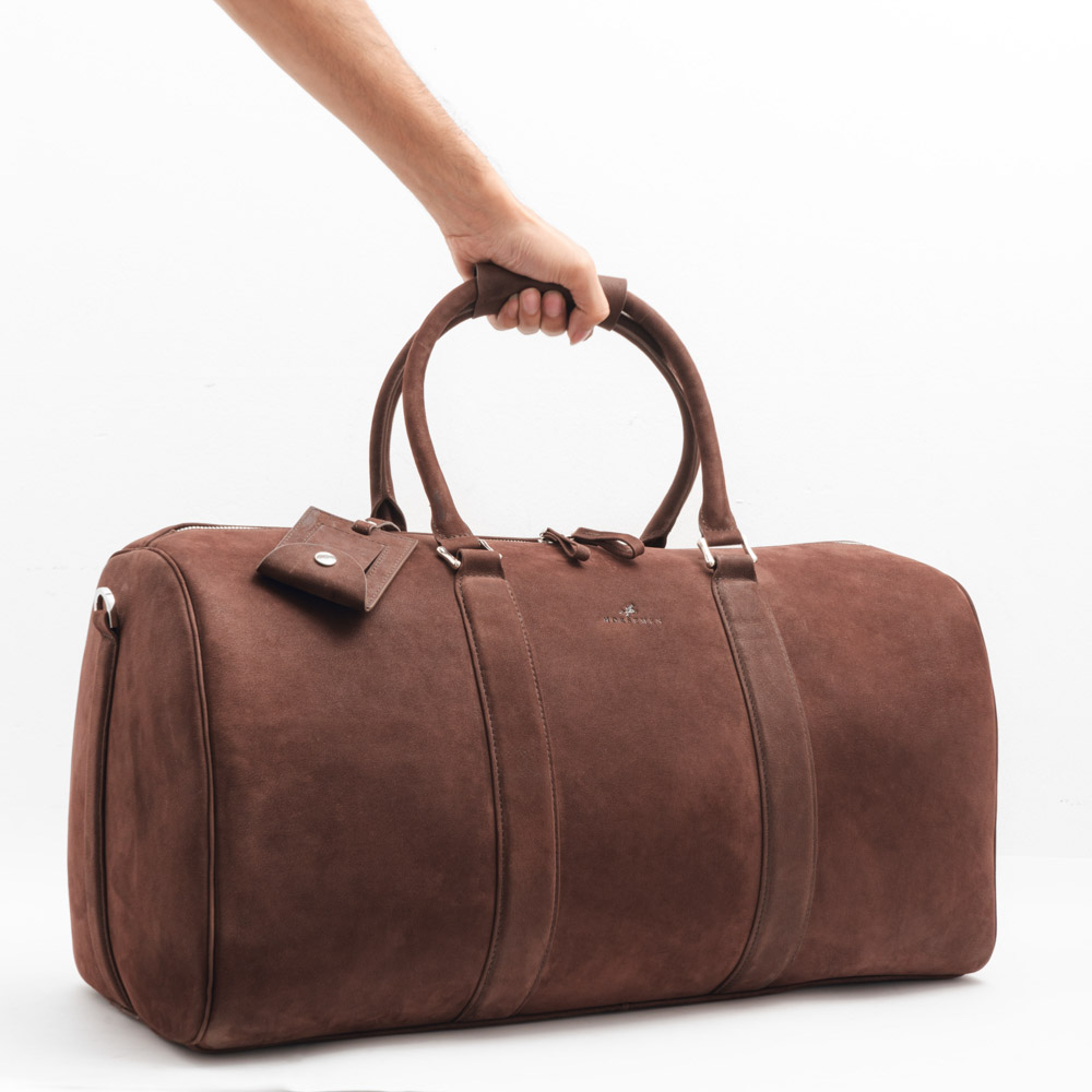 High quality leather 2025 duffle bag