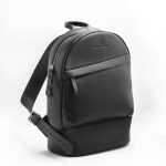 Small Black Leather Backpack