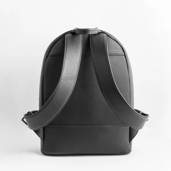 Small Black Leather Backpack