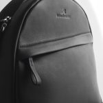 Small Black Leather Backpack