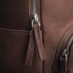 Brown Leather Backpack