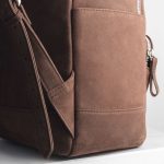 Brown Leather Backpack