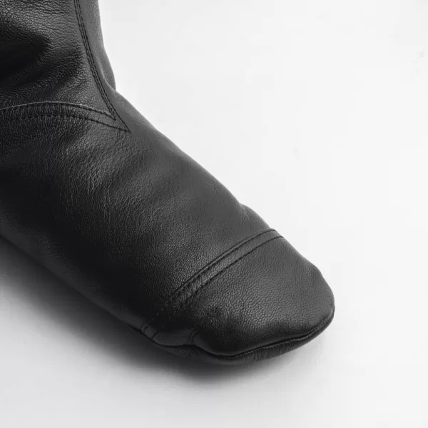 Leather Socks Black DSC07634 jpg - The Sunnah Store