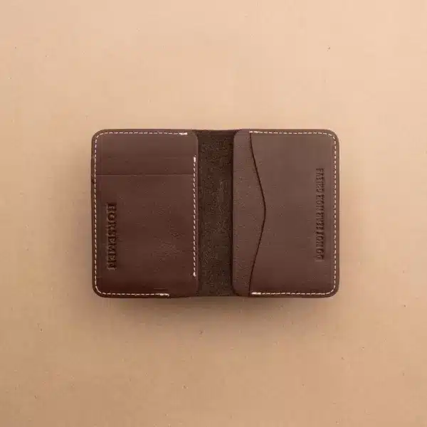 Wallet Slim Sleeve Brown DSC06044 - The Sunnah Store