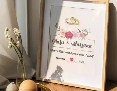Unique Wedding Gift: Customizable Couple Frame for Couples